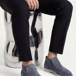 High Top Capri in Camoscio Blu | Nico Milan