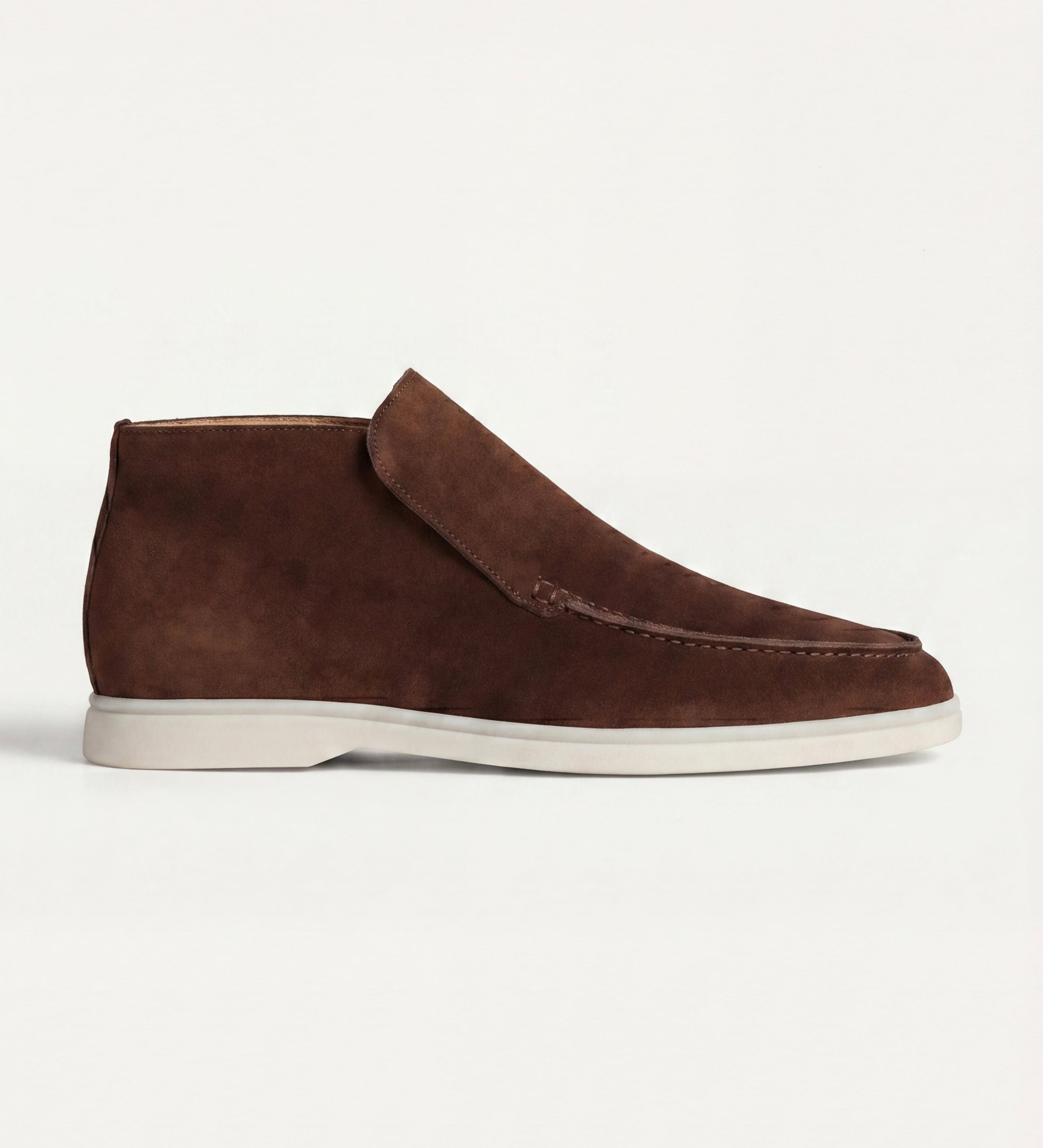High Top Capri in Camoscio Marrone | Nico Milan