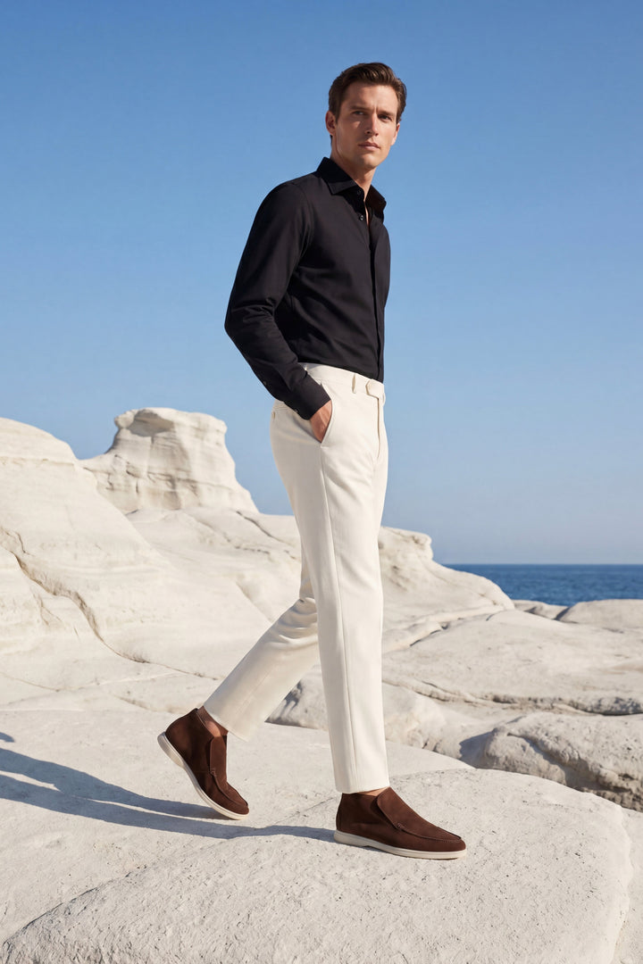 High Top Capri in Camoscio Marrone | Nico Milan