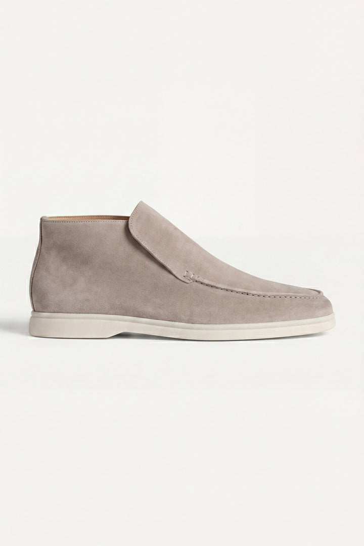 High Top Capri in Camoscio Taupe | Nico Milan