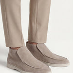 High Top Capri in Camoscio Taupe | Nico Milan