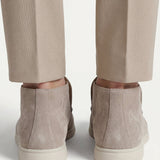 High Top Capri in Camoscio Taupe | Nico Milan