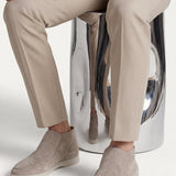 High Top Capri in Camoscio Taupe | Nico Milan