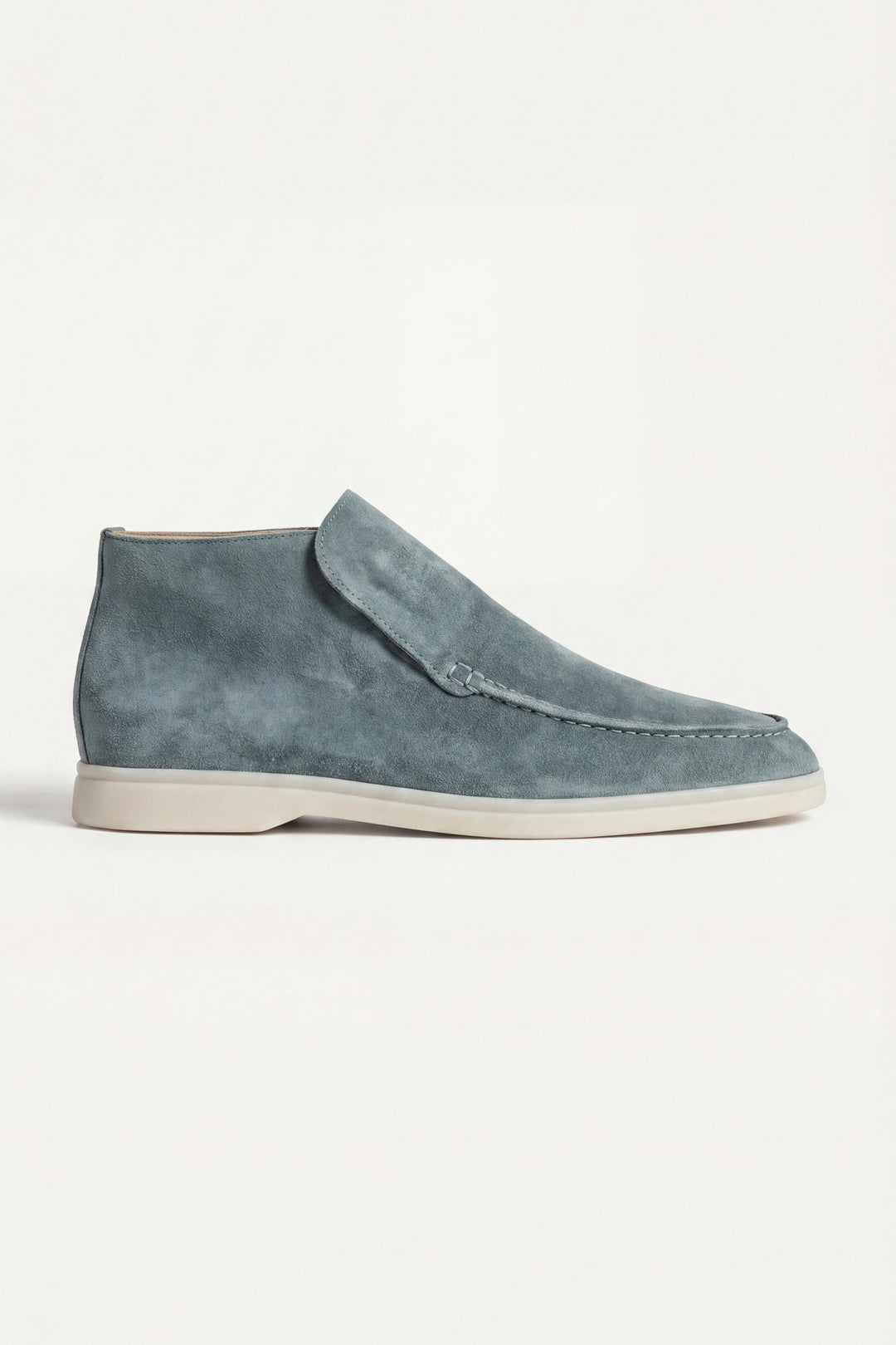 High Top Capri in Camoscio Verde Menta | Nico Milan