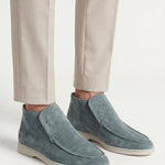 High Top Capri in Camoscio Verde Menta | Nico Milan