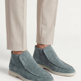 High Top Capri in Camoscio Verde Menta | Nico Milan
