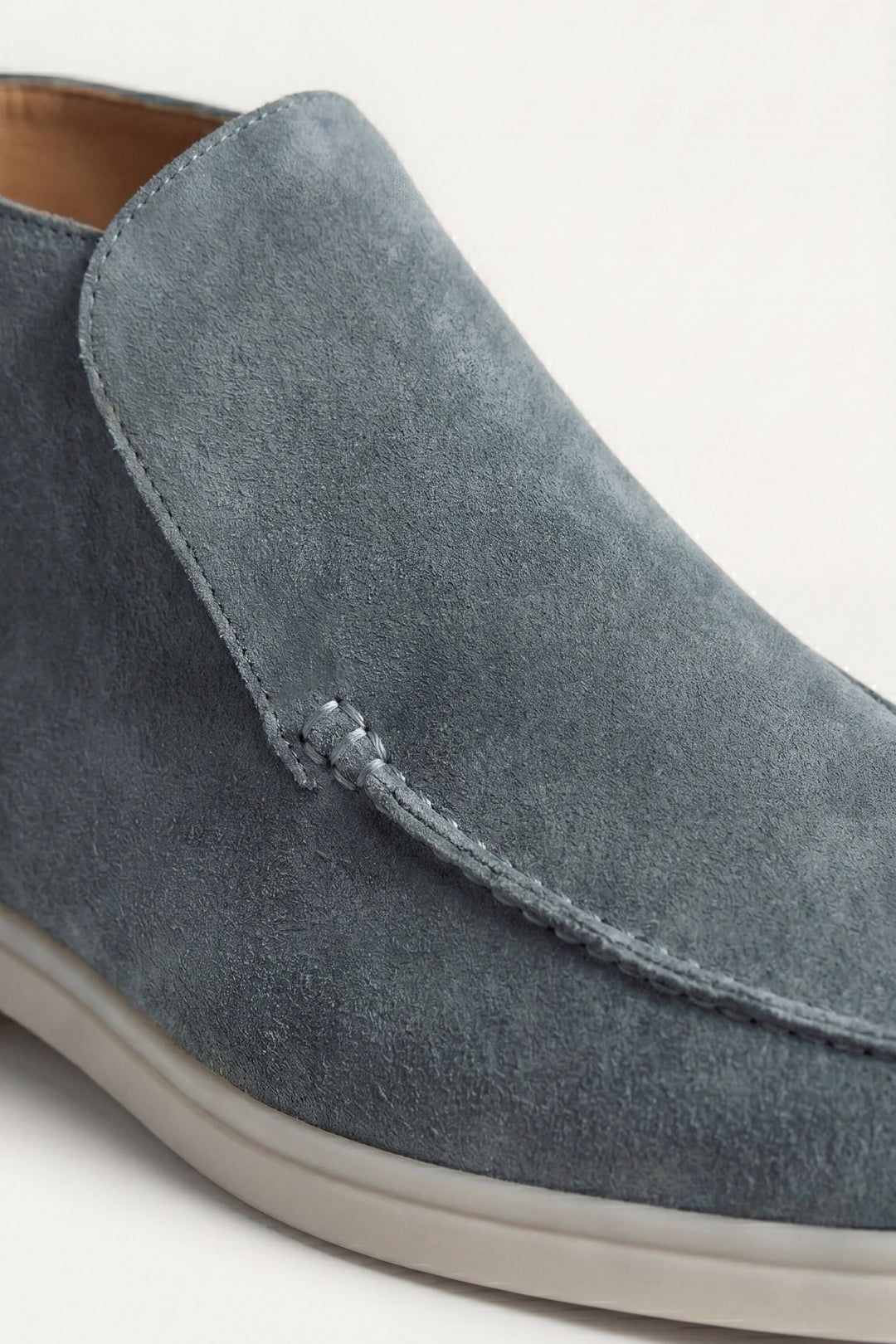 High Top Capri in Camoscio Verde Menta | Nico Milan