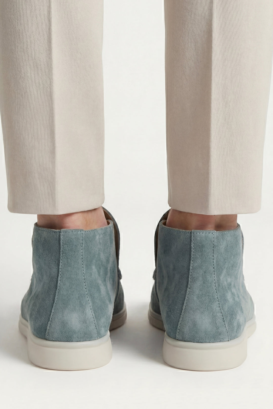 High Top Capri in Camoscio Verde Menta | Nico Milan