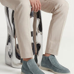 High Top Capri in Camoscio Verde Menta | Nico Milan