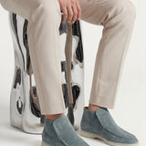 High Top Capri in Camoscio Verde Menta | Nico Milan