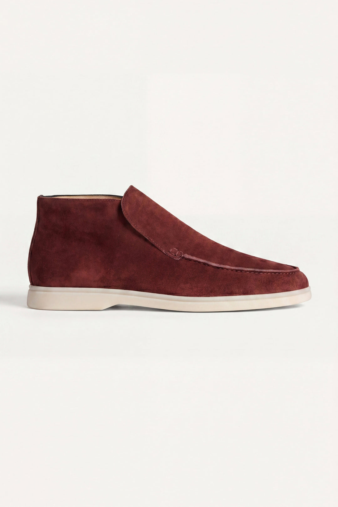 High Top Capri in Camoscio Borgogna | Nico Milan