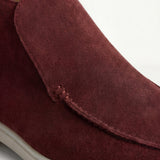High Top Capri in Camoscio Borgogna | Nico Milan