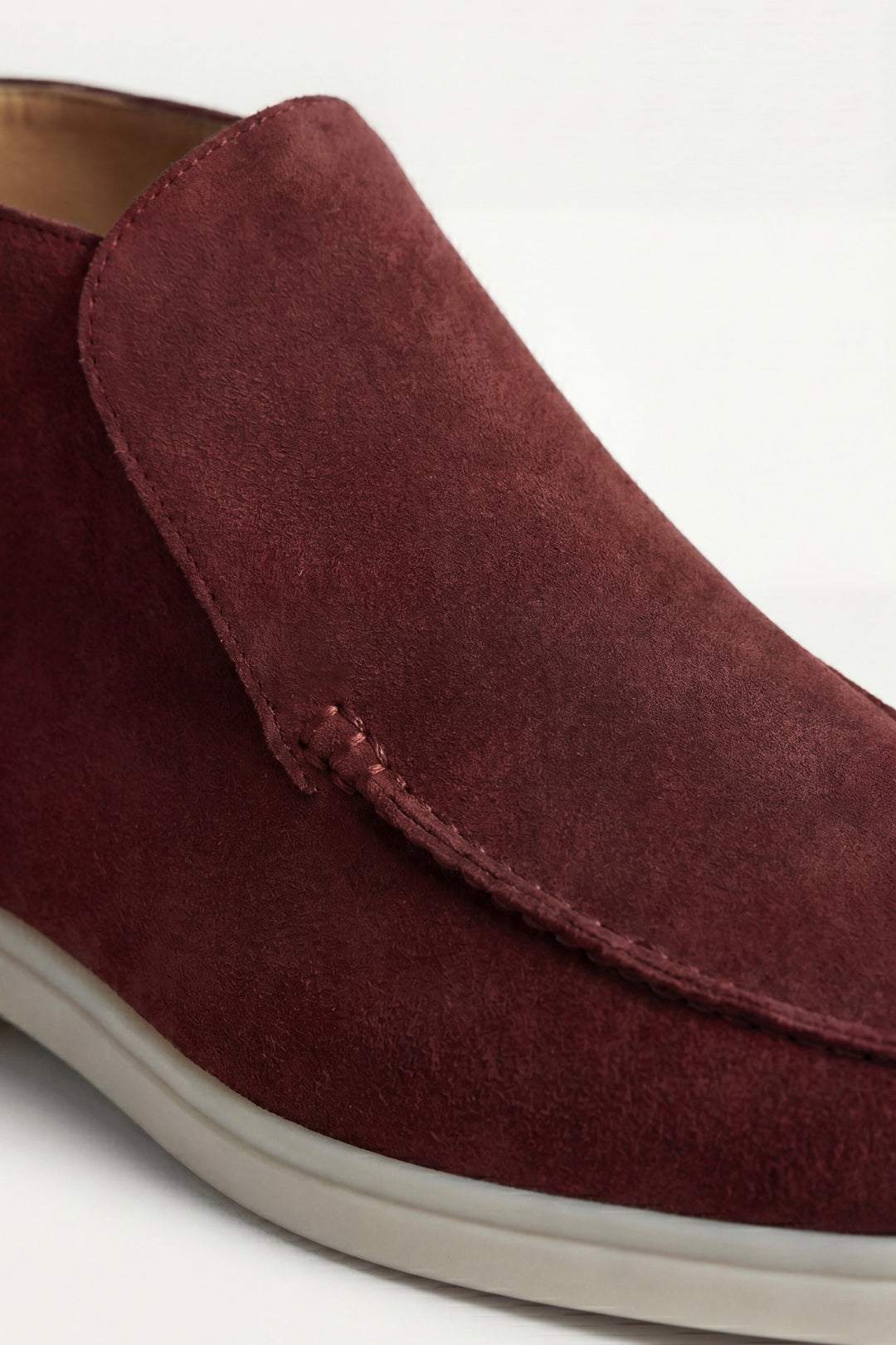 High Top Capri in Camoscio Borgogna | Nico Milan