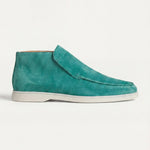 High Top Capri in Camoscio Turchese | Nico Milan