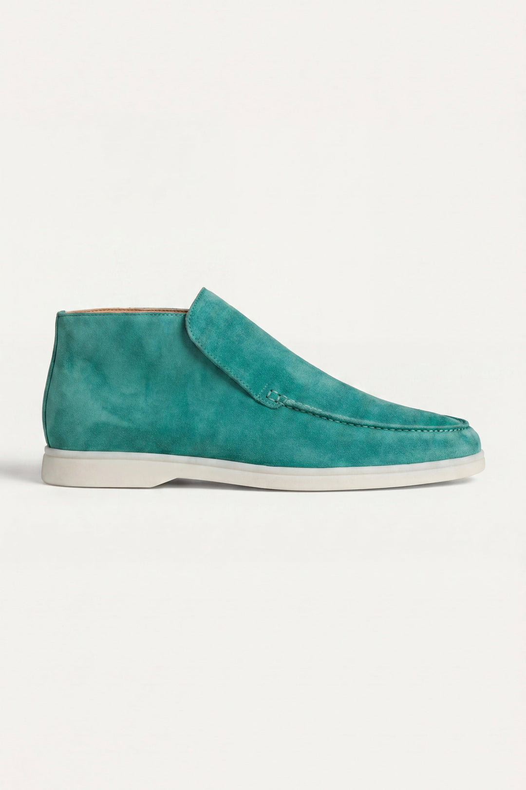 High Top Capri in Camoscio Turchese | Nico Milan