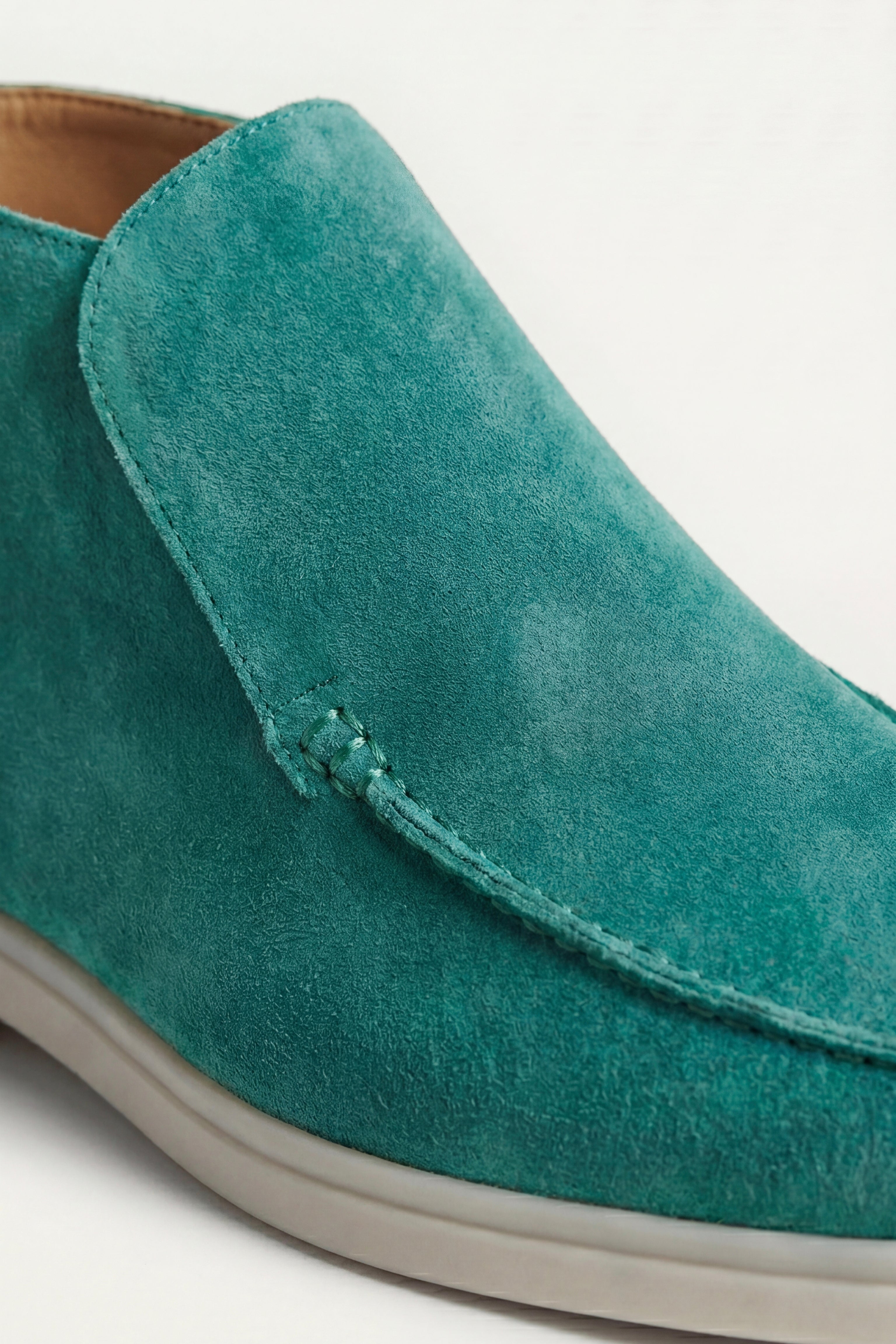 High Top Capri in Camoscio Turchese | Nico Milan