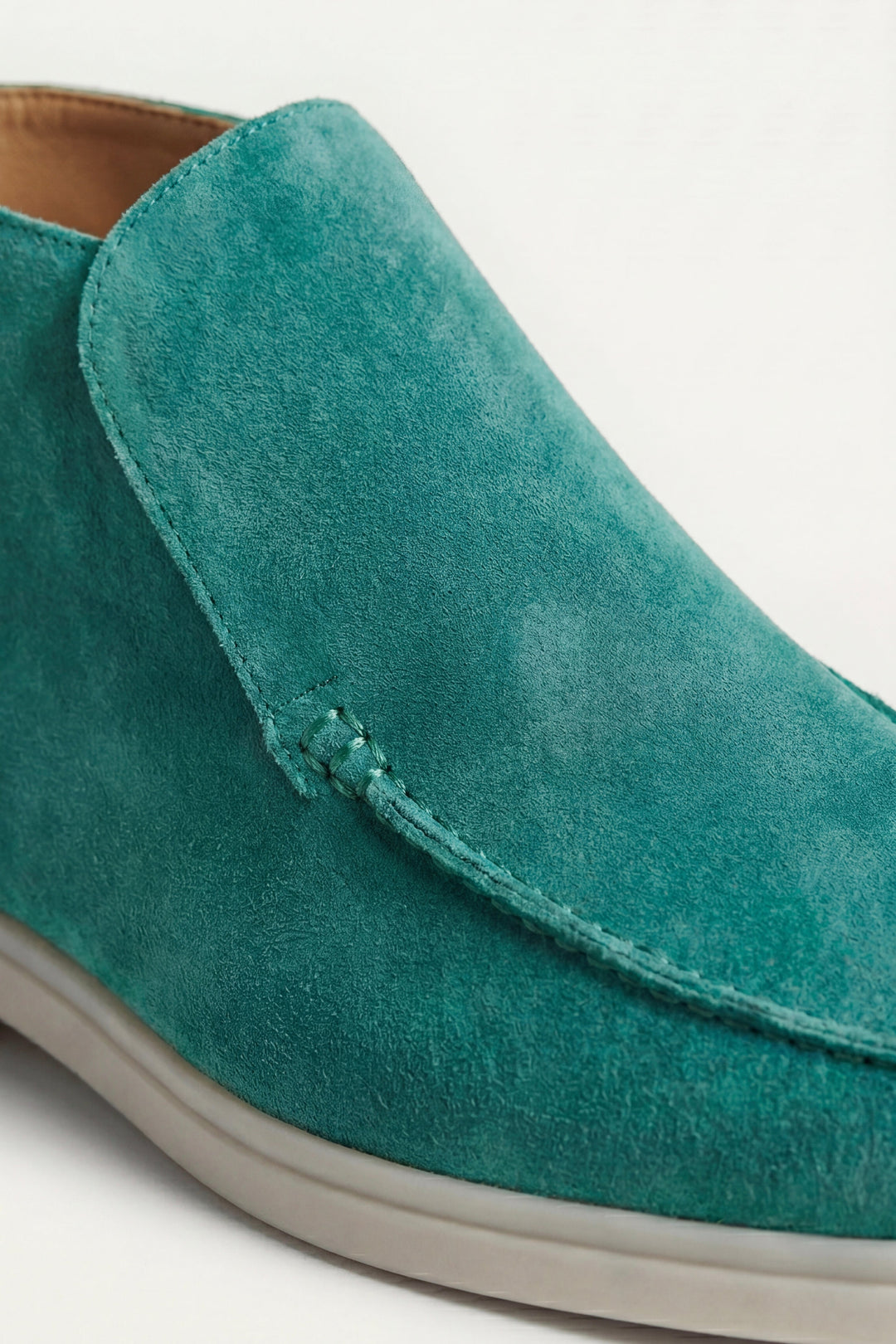 High Top Capri in Camoscio Turchese | Nico Milan