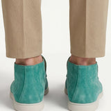 High Top Capri in Camoscio Turchese | Nico Milan