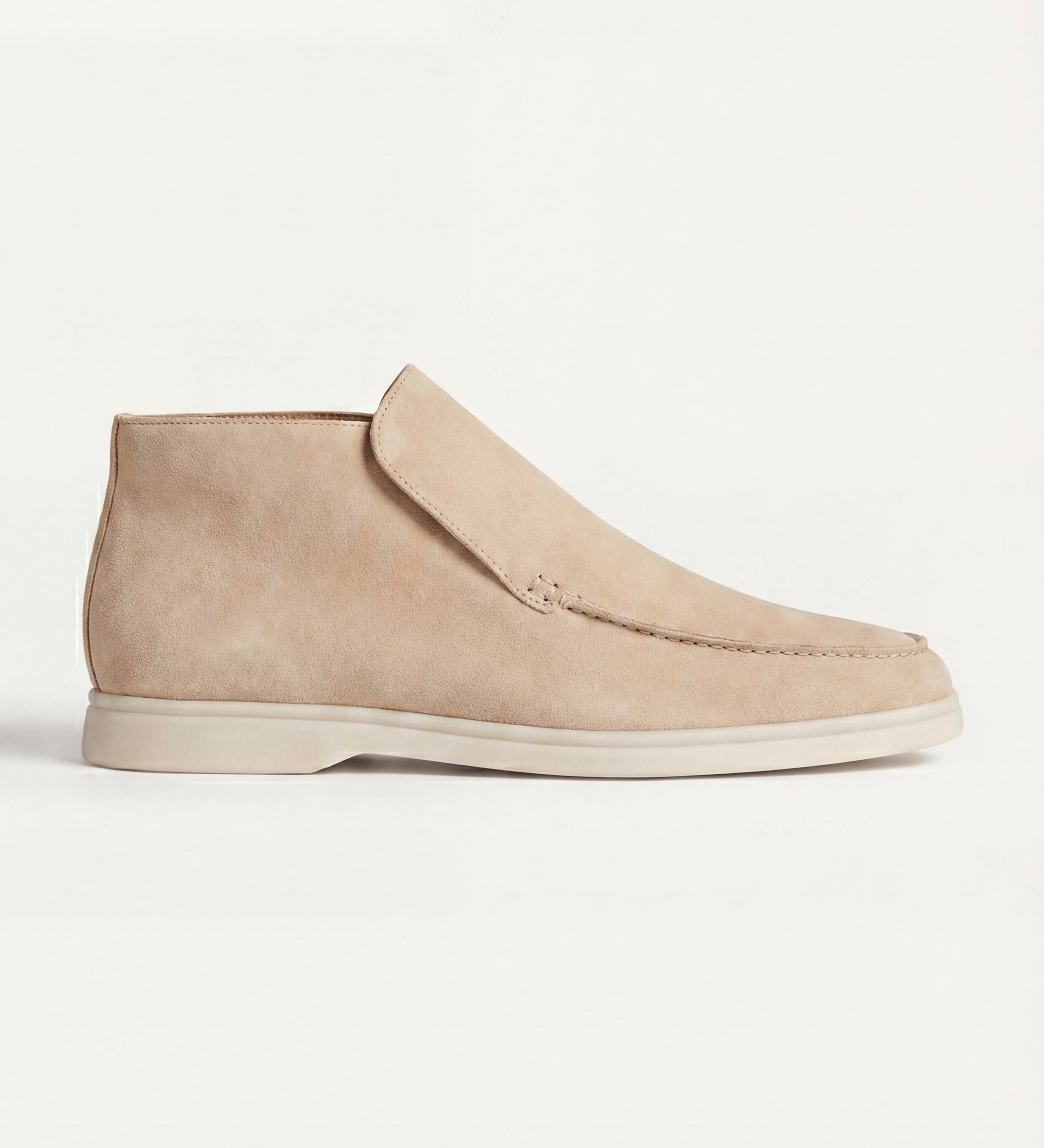 High Top Capri in Camoscio Beige | Nico Milan