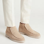 High Top Capri in Camoscio Beige | Nico Milan