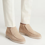High Top Capri in Camoscio Beige | Nico Milan