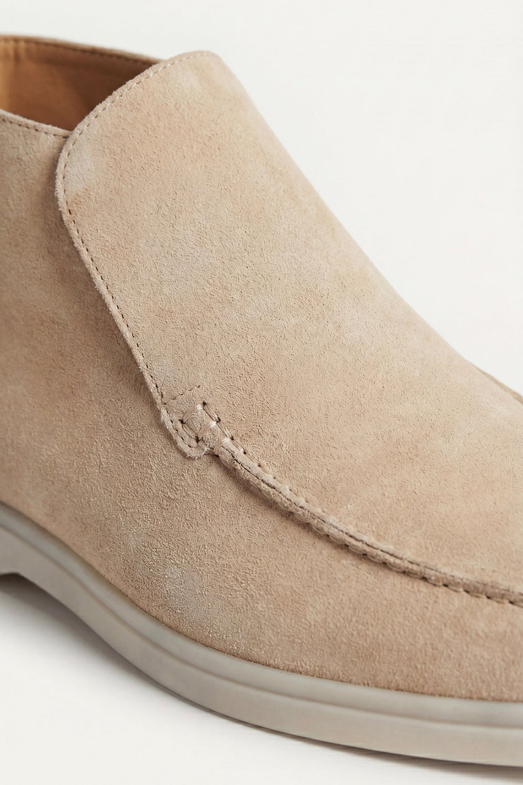 High Top Capri in Camoscio Beige | Nico Milan