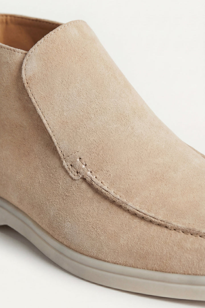 High Top Capri in Camoscio Beige | Nico Milan