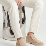 High Top Capri in Camoscio Beige | Nico Milan