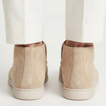 High Top Capri in Camoscio Beige | Nico Milan