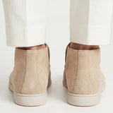 High Top Capri in Camoscio Beige | Nico Milan