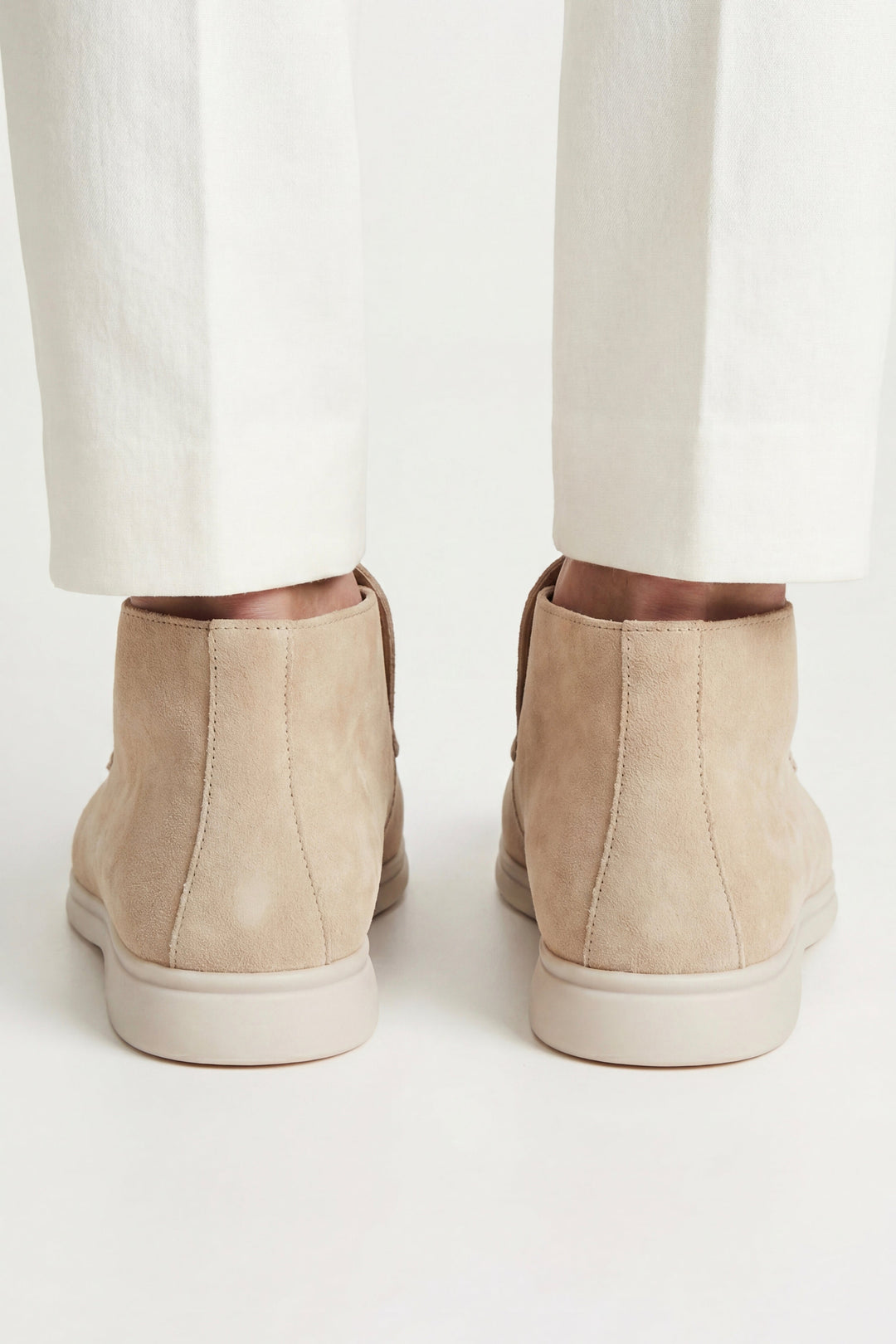High Top Capri in Camoscio Beige | Nico Milan