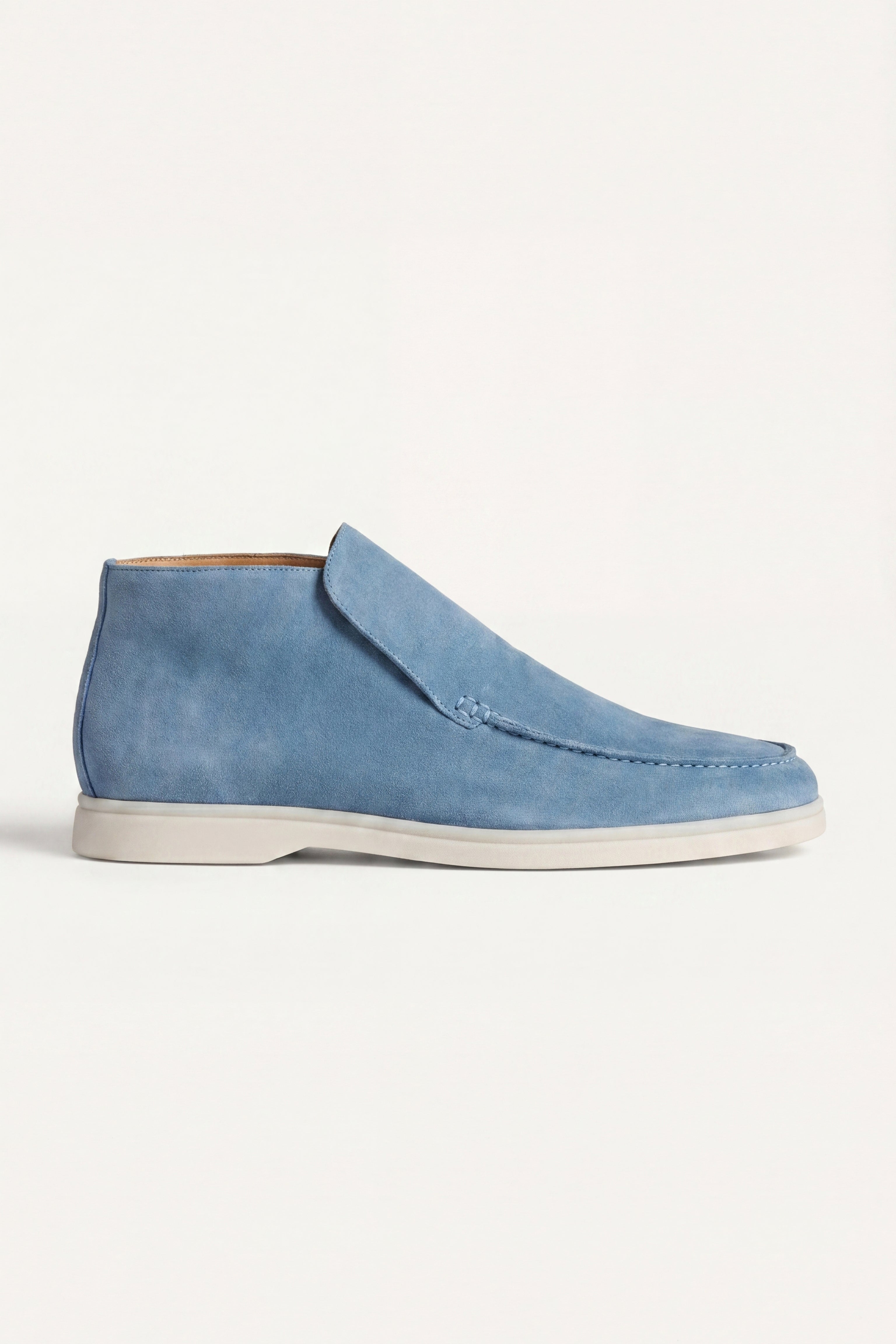 High Top Capri in Camoscio Azzurro Cielo | Nico Milan