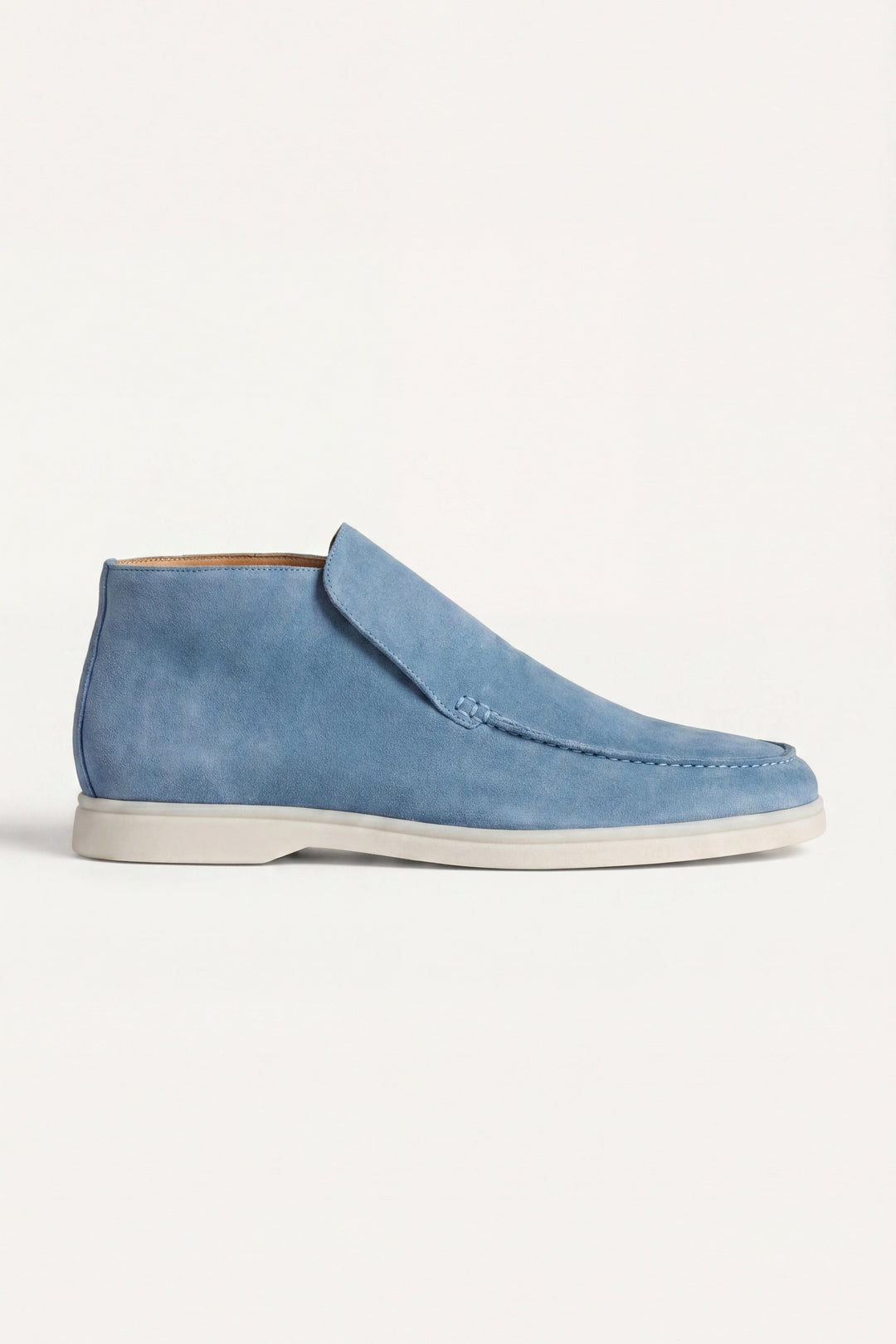 High Top Capri in Camoscio Azzurro Cielo | Nico Milan