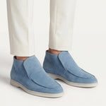 High Top Capri in Camoscio Azzurro Cielo | Nico Milan