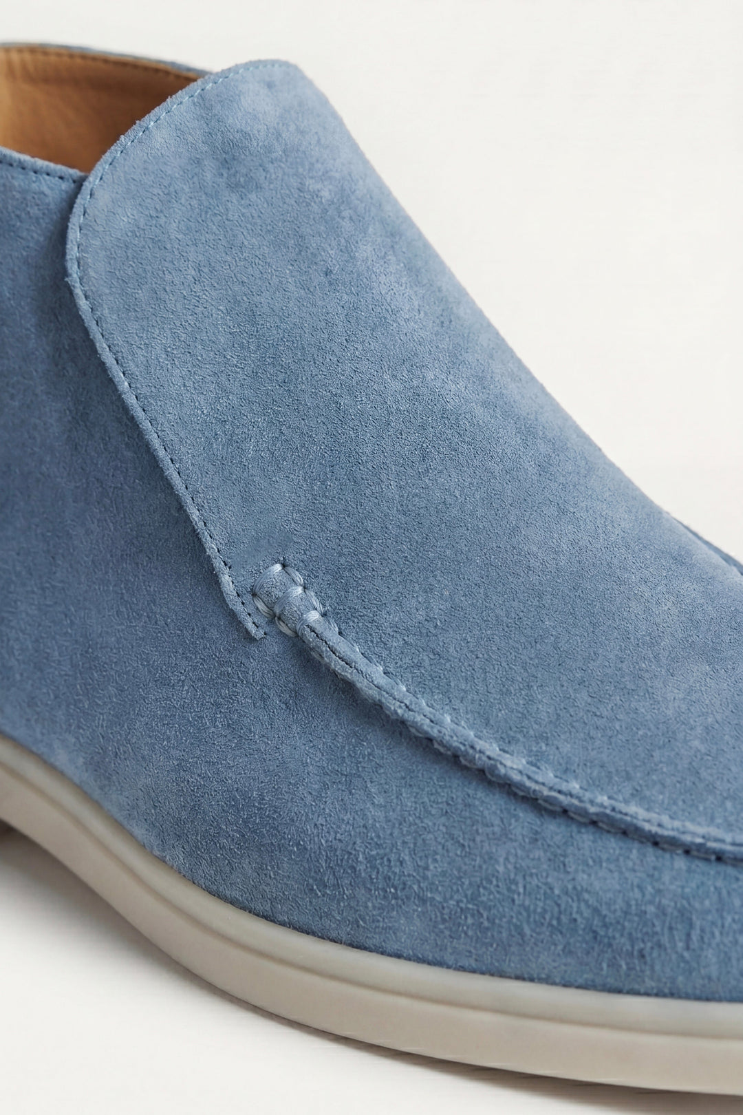 High Top Capri in Camoscio Azzurro Cielo | Nico Milan