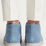 High Top Capri in Camoscio Azzurro Cielo | Nico Milan