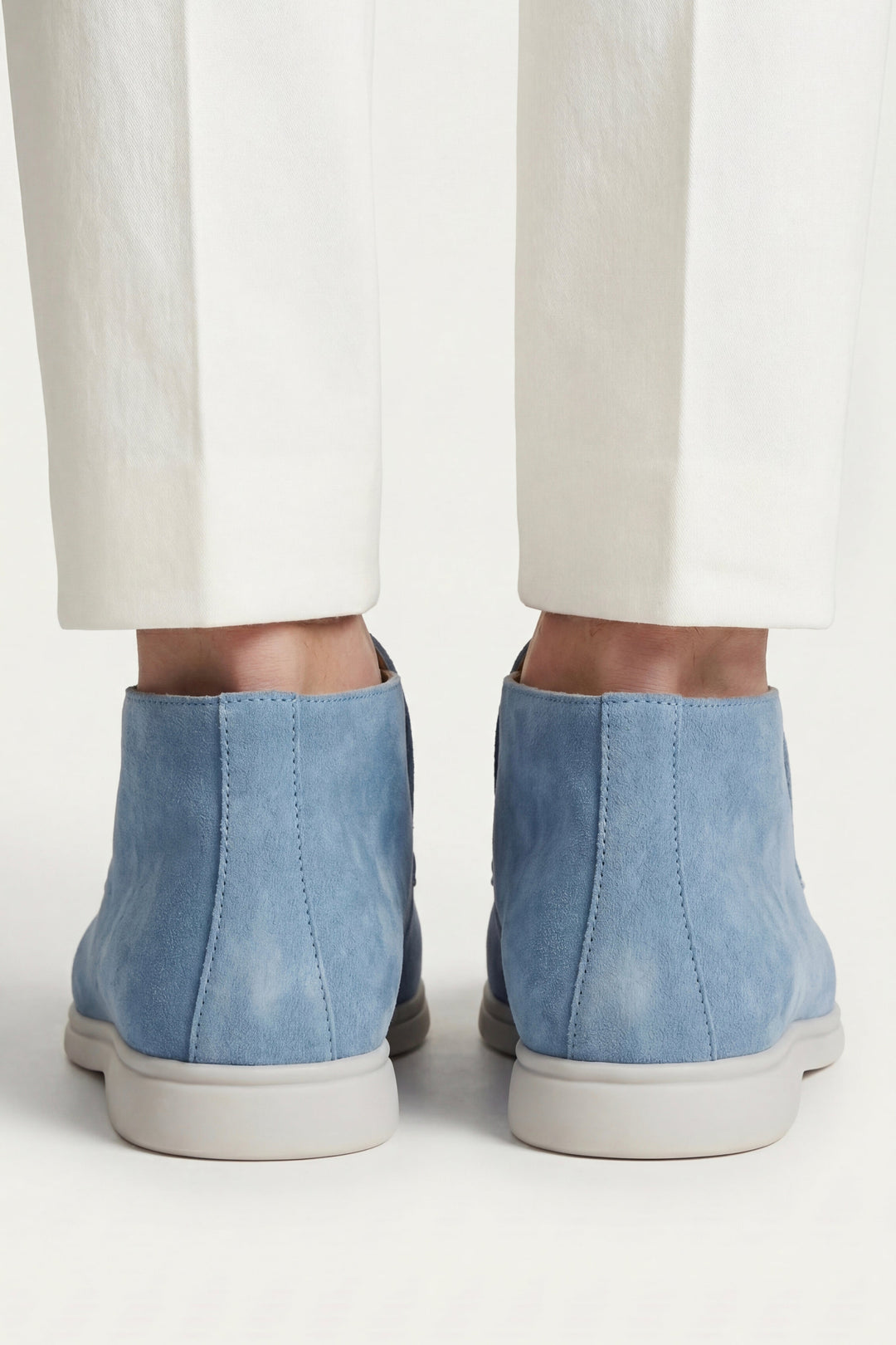 High Top Capri in Camoscio Azzurro Cielo | Nico Milan