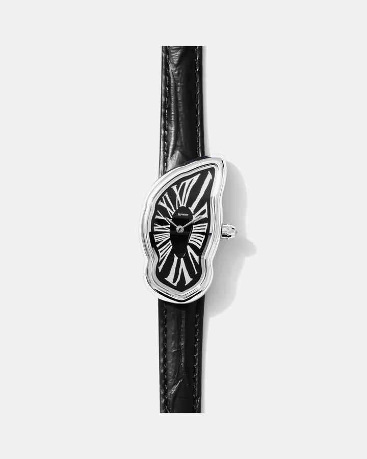 Orologio Melting Argento Large | Nico Milan