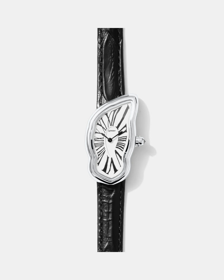 Orologio Melting Argento Large | Nico Milan