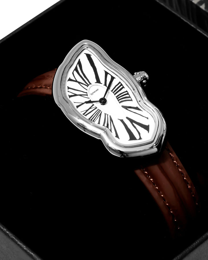 Orologio Melting Argento Large | Nico Milan