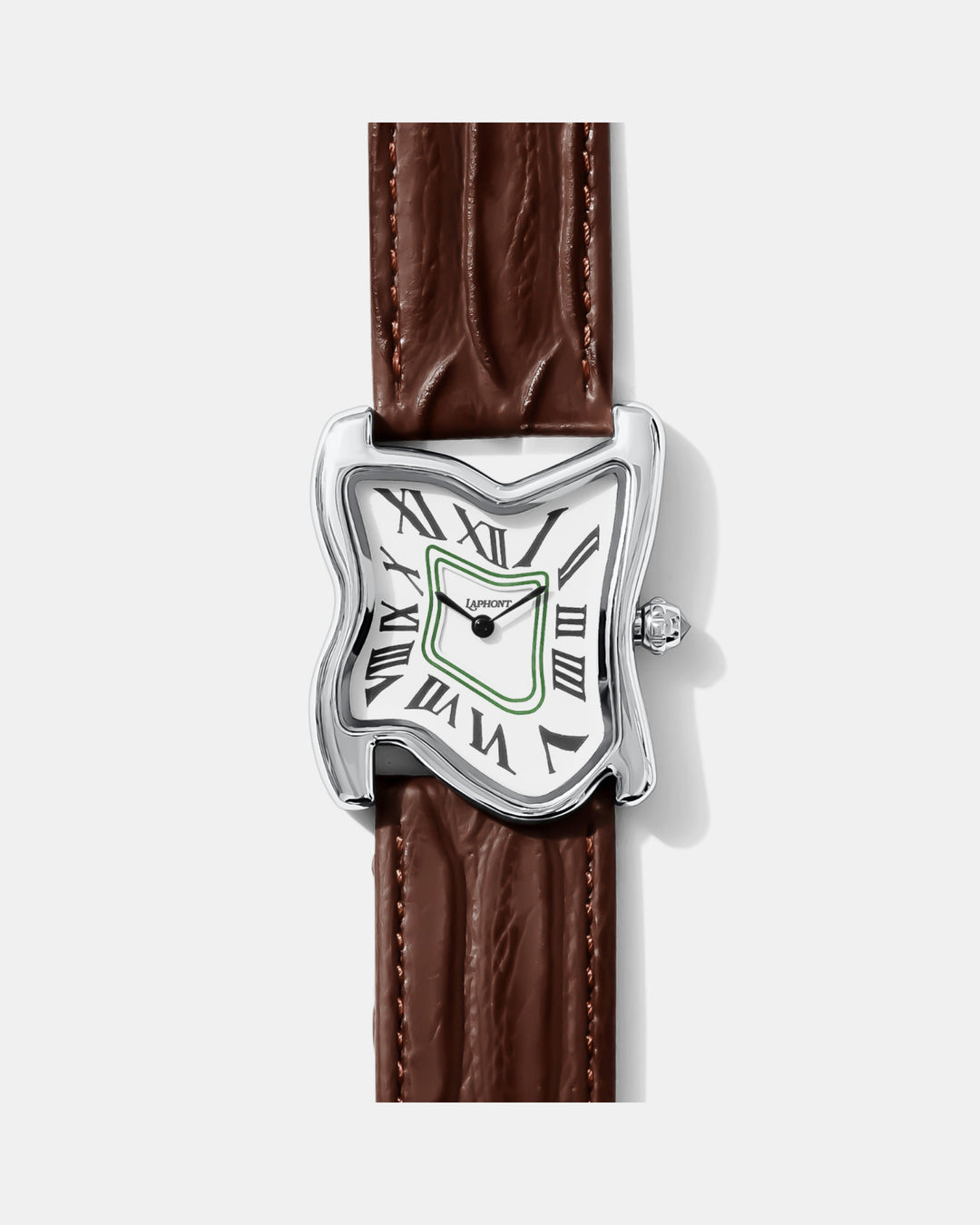 Orologio Melting Quadrato Argento Large | Nico Milan