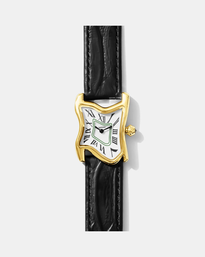 Orologio Melting Quadrato Oro Small | Nico Milan
