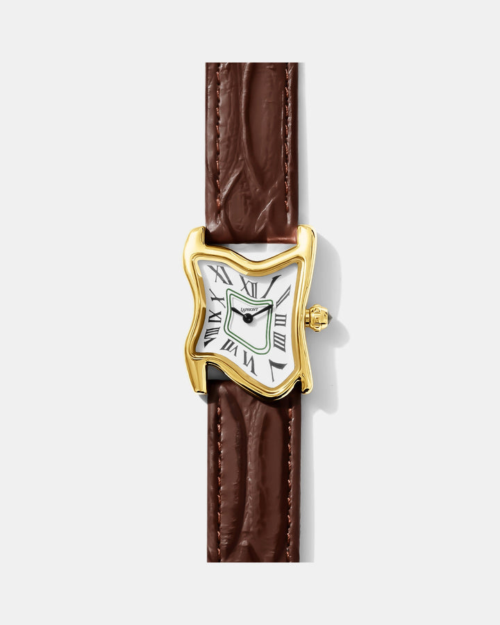 Orologio Melting Quadrato Oro Small | Nico Milan