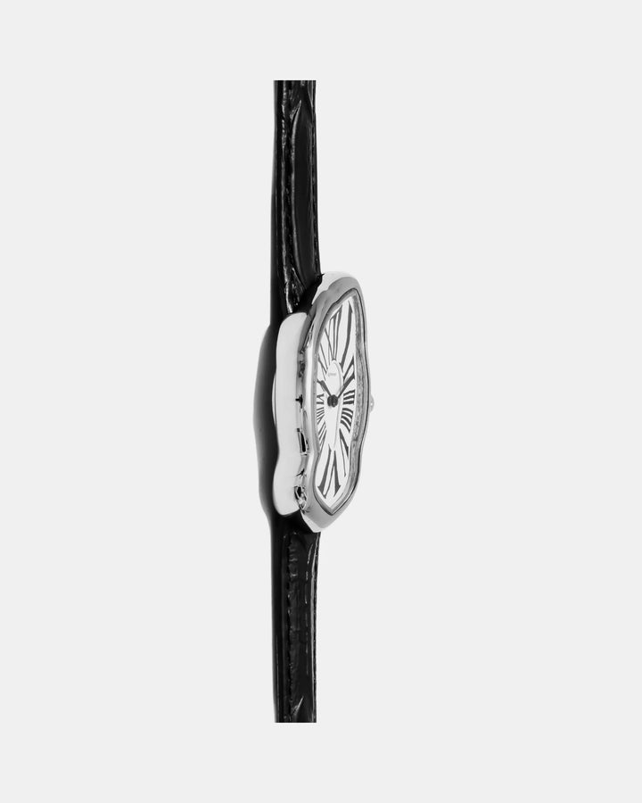 Orologio Melting Argento Large | Nico Milan