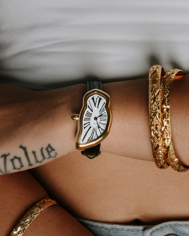Orologio Melting Oro Small | Nico Milan