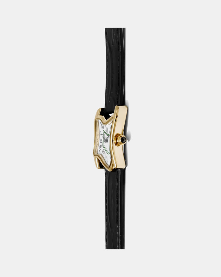 Orologio Melting Quadrato Oro Small | Nico Milan