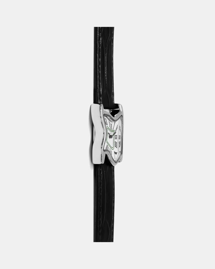 Orologio Melting Quadrato Argento Small | Nico Milan