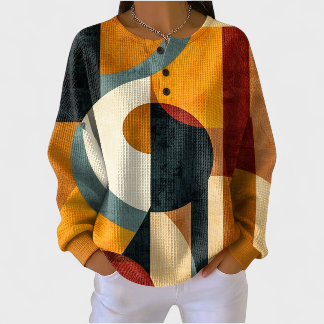 Océane | Maglione strutturato a motivi geometrici | Nico Milan
