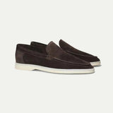 Mocassino Classico in Pelle Suède Marrone