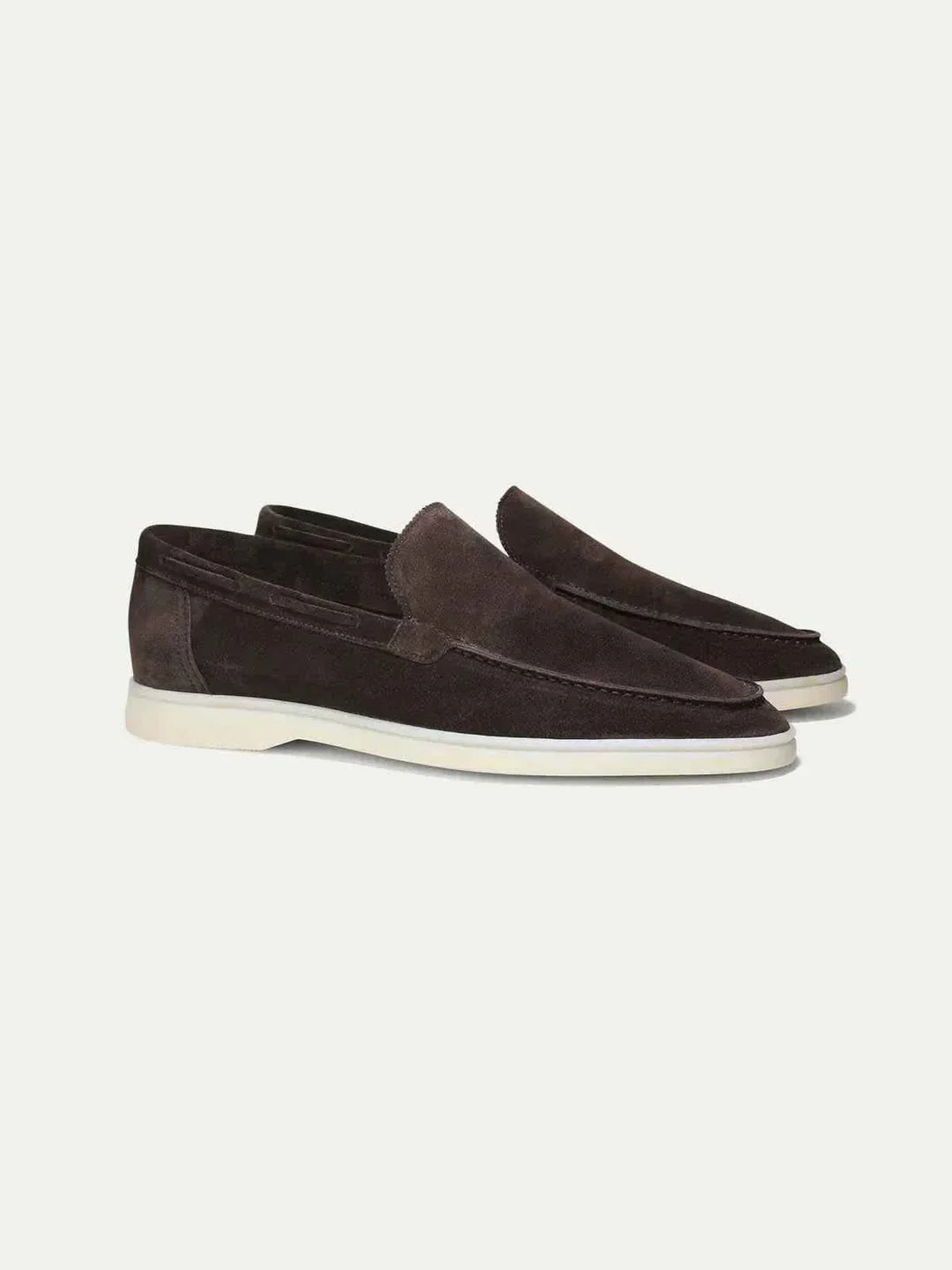 Mocassino Classico in Camoscio Marrone